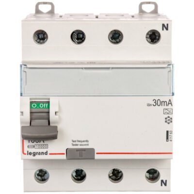 Wyłącznik różnicowopradowy 4P 100A 0,03A typ A P304 DX3 411763