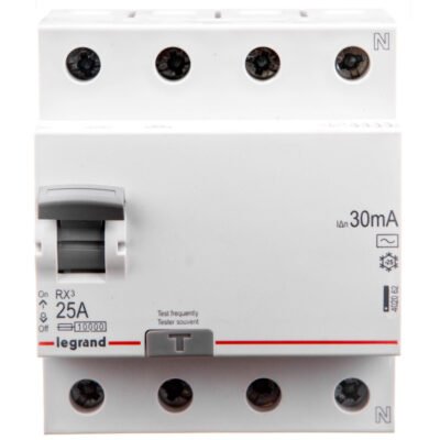 Wyłącznik różnicowoprądowy 4P 25A 0,03A typ AC P304 RX3 402062