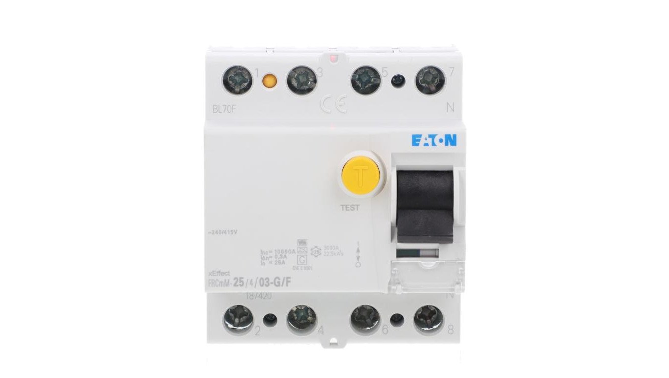 Wyłącznik różnicowoprądowy 4P 25A 0,3A typ G/F FRCMM-25/4/03-G/F 187420