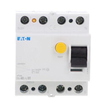 Wyłącznik różnicowoprądowy 4P 40A 0,1A typ AC PF6-40/4/01 286509