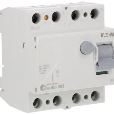 Wyłącznik różnicowoprądowy 4P 63A 0,03A typ AC xPole Home HNC-63/4/003 194695