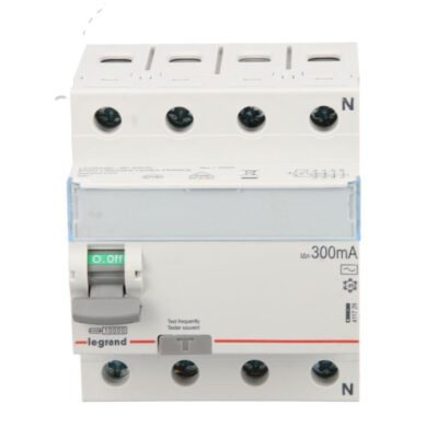 Wyłącznik różnicowoprądowy 4P 63A 0,3A typ AC P304 TX3 411729