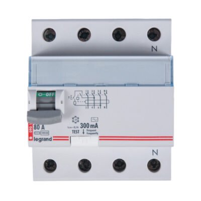 Wyłącznik różnicowoprądowy 4P 80A 0,3A typ AC P304 DX3 411725