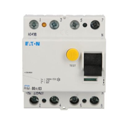 Wyłącznik różnicowoprądowy 4P 80A 0,3A typ AC PFIM-80/4/03-MW 235420