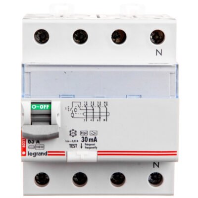 Wyłącznik różnicowoprądowy P 304 4P 63A 0,03A Typ F (HPI) SERII DX3 411696
