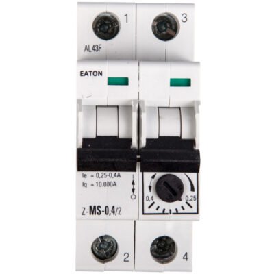 Wyłącznik silnikowy 2P 0,09kW 0,25-0,4A Z-MS-0,40/2 248391