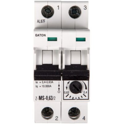 Wyłącznik silnikowy 2P 0,18kW 0,4-0,63A Z-MS-0,63/2 248392