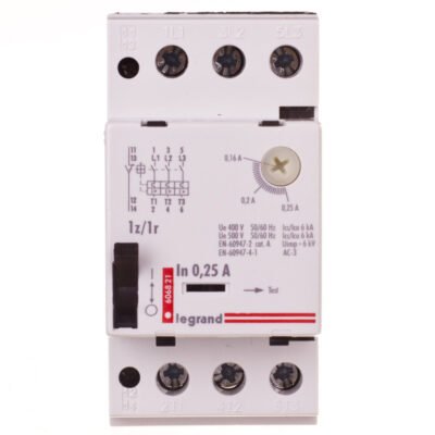 Wyłącznik silnikowy 3P 0,06kW 0,16-0,25A M250 1Z/1R 0,25 606821