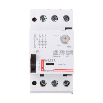 Wyłącznik silnikowy 3P 0,12kW 0,4-0,63A M 250 1R/1Z 0,63 606823