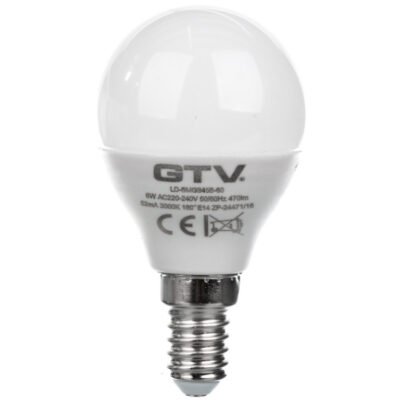 Żarówka LED E14 B45B 6W 470lm 3000K AC220-240V 160st. LD-SMGB45B-60