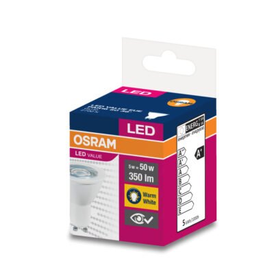 Żarówka LED VALUE 50 GU10 4,5W 350lm 2700K 827 (36 stopni) 4058075198586