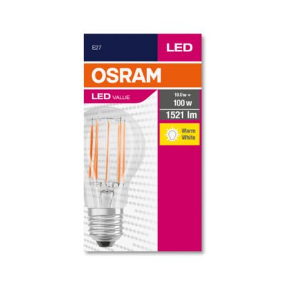 Żarówka LED VALUE CLASSIC A 100 E27 11W 1521lm 2700K 827 FIL non-dim 4058075438514