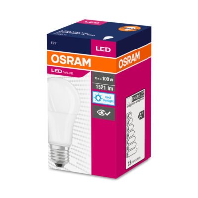 Żarówka LED VALUE CLASSIC A 100 E27 13W 1521lm 6500K 865 FR non-dim 4052899971042