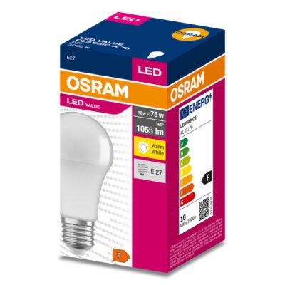 Żarówka LED VALUE CLASSIC A 75 E27 10W 1055lm 3000K 830 FR non-dim 4058075630239