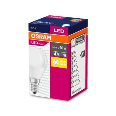 Żarówka LED VALUE CLASSIC P 40 E14 4,9W 470lm 2700K 827 FR non-dim 4058075147898
