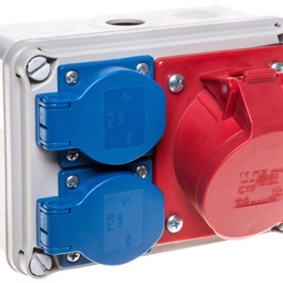 Zestaw gniazd 16A/5P 2xGS IP54 M20 9769116W