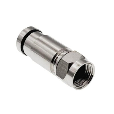 Złącze F kompresyjne RG6, średnica tulei wewnętrznej 4.80 mm (0,1) RGTec