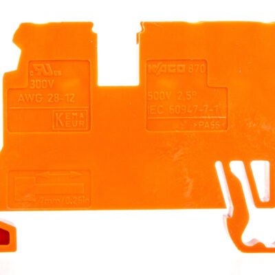 Złączka 3-przewodowa 2,5mm2 pomarańczowa 870-682