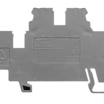 Złączka dwupiętrowa L / N 2,5mm szara 870-503