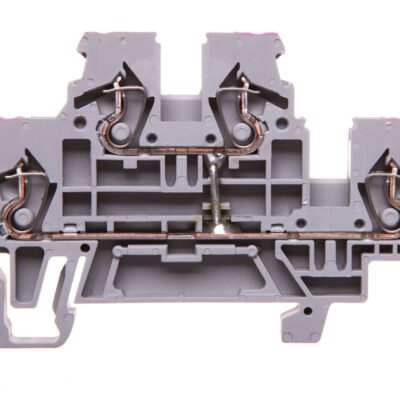 Złączka szynowa 2-piętrowa 2,5mm2 L / L szara 870-508