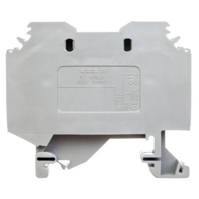Złączka szynowa 2-przewodowa 16mm2 szara 283-101