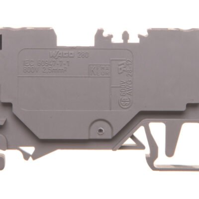 Złączka szynowa 2-przewodowa 2,5mm2 jasnoszara 280-992