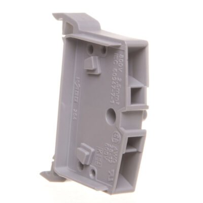 Złączka szynowa 2-przewodowa 2,5mm2 szara 264-711