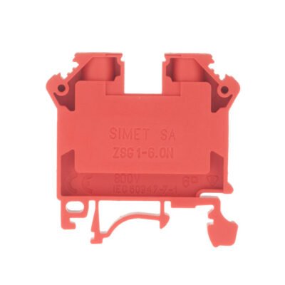 Złączka szynowa 2-przewodowa 6mm czerwona NOWA ZSG1-6.0N 11421311