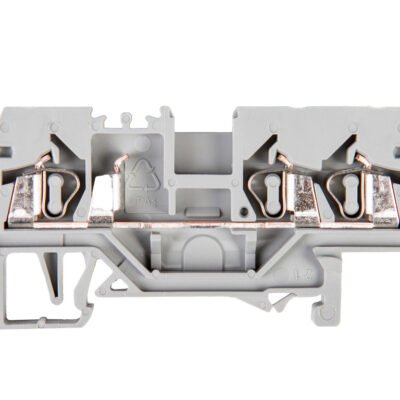 Złączka szynowa 3-przewodowa 2,5mm2 szara 280-681