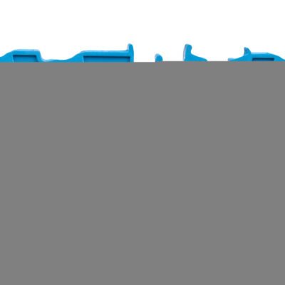 Złączka szynowa 3-przewodowa 4mm2 niebieska 2004-1304 TOPJOBS