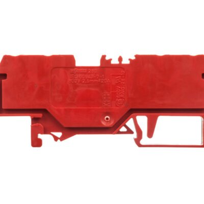 Złączka szynowa 4-przewodowa 2,5mm2 czerwona 280-830