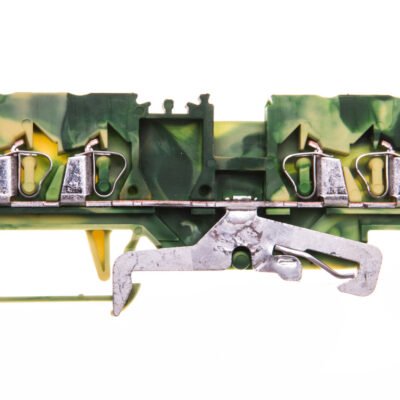 Złączka szynowa 4-przewodowa 2,5mm2 żółto-zielona 280-837