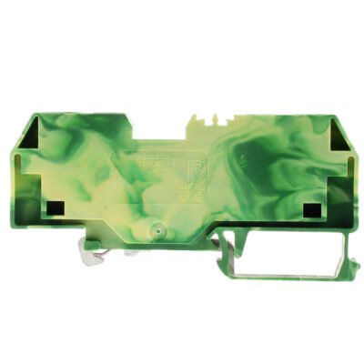 Złączka szynowa PE 2-przewodowa 16mm2 żółto-zielona 283-907