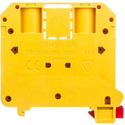 Złączka szynowa gwintowa 2,5-16mm2 żółta ZSG 1-16.ON 11621314
