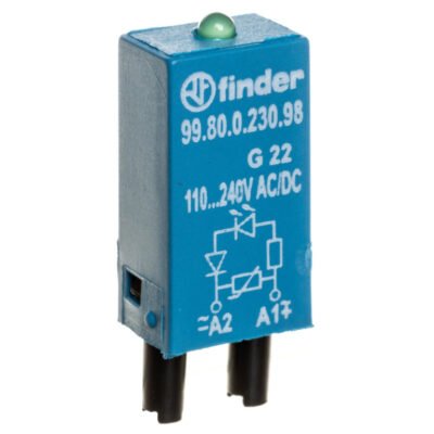 Moduł sygnalizacyjny LED zielony + warystor 110-240V AC/DC 99.80.0.230.98