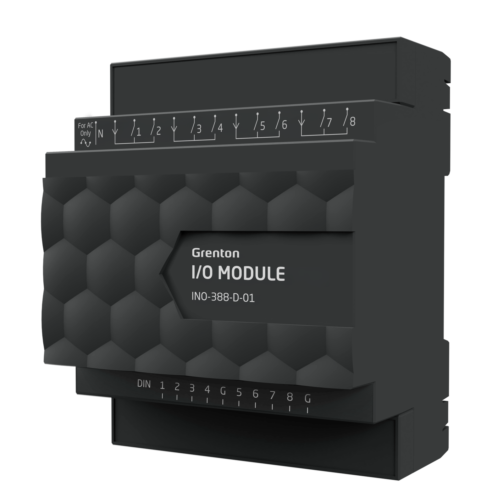 GRENTON I/O MODULE 8/8, DIN, TF-Bus V.3 - obrazek 3