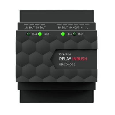 GRENTON RELAY 4HP INRUSH, DIN, TF-Bus V.3