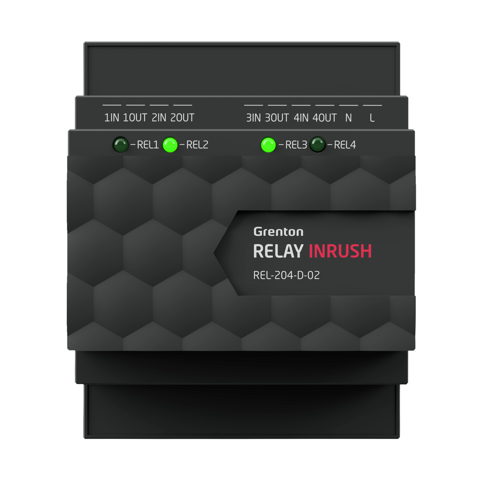 GRENTON RELAY 4HP INRUSH, DIN, TF-Bus V.3