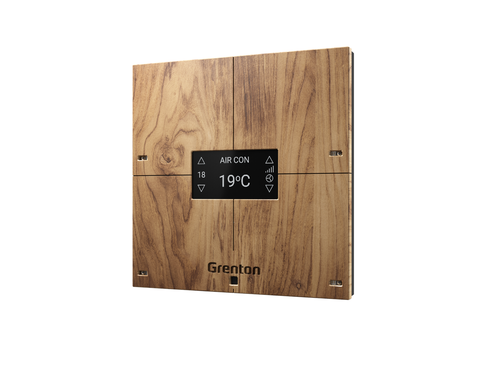 GRENTON SMART PANEL 4B, OLED, WOOD TF-Bus, light V.3 - obrazek 2