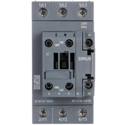 Stycznik mocy 80A 3P 37kW 230V AC 1Z+1R S2 3RT2038-1AP00