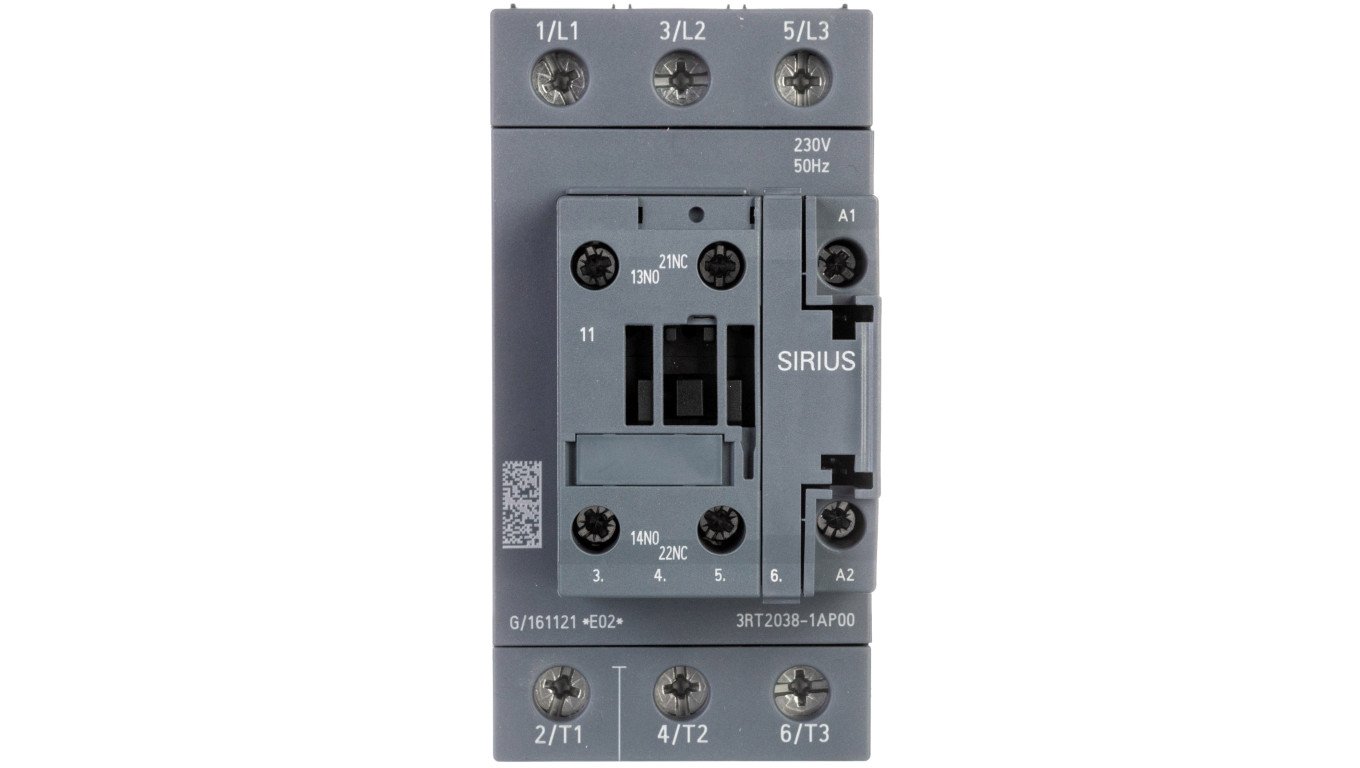 Stycznik mocy 80A 3P 37kW 230V AC 1Z+1R S2 3RT2038-1AP00