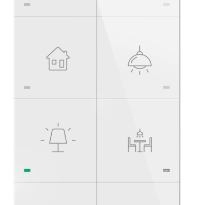GRENTON TOUCH PANEL+ 8B CUSTOM ICONS TF-Bus, white V.3