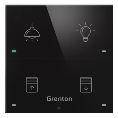 GRENTON TOUCH PANEL+ 4B CUSTOM ICONS TF-Bus, black V.3