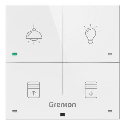 GRENTON TOUCH PANEL+ 4B CUSTOM ICONS TF-Bus, white V.3