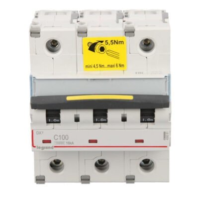 Wyłącznik nadprądowy 3P C 100A 16kA AC 10/ S313 DX3 409281