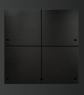 Grenton Touch Panel 4B Monolith Black, TF-Bus V.3