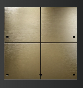 Grenton Touch Panel 4B Monolith Brass, TF-Bus V.3