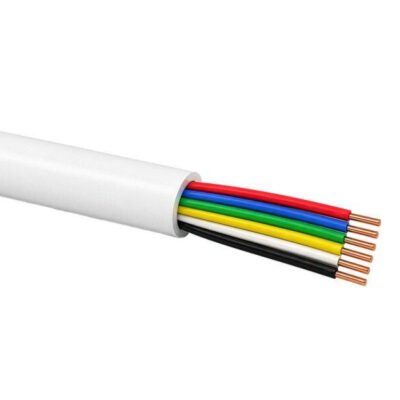 Przewód telekomunikacyjny alarmowy, domofonowy YTDY 6x0.5 LSOH B2ca 500m biały Q-LANTEC /500m/