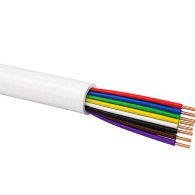 Przewód telekomunikacyjny alarmowy, domofonowy YTDY 8x0.5 LSOH B2ca 100m biały Q-LANTEC /100m/